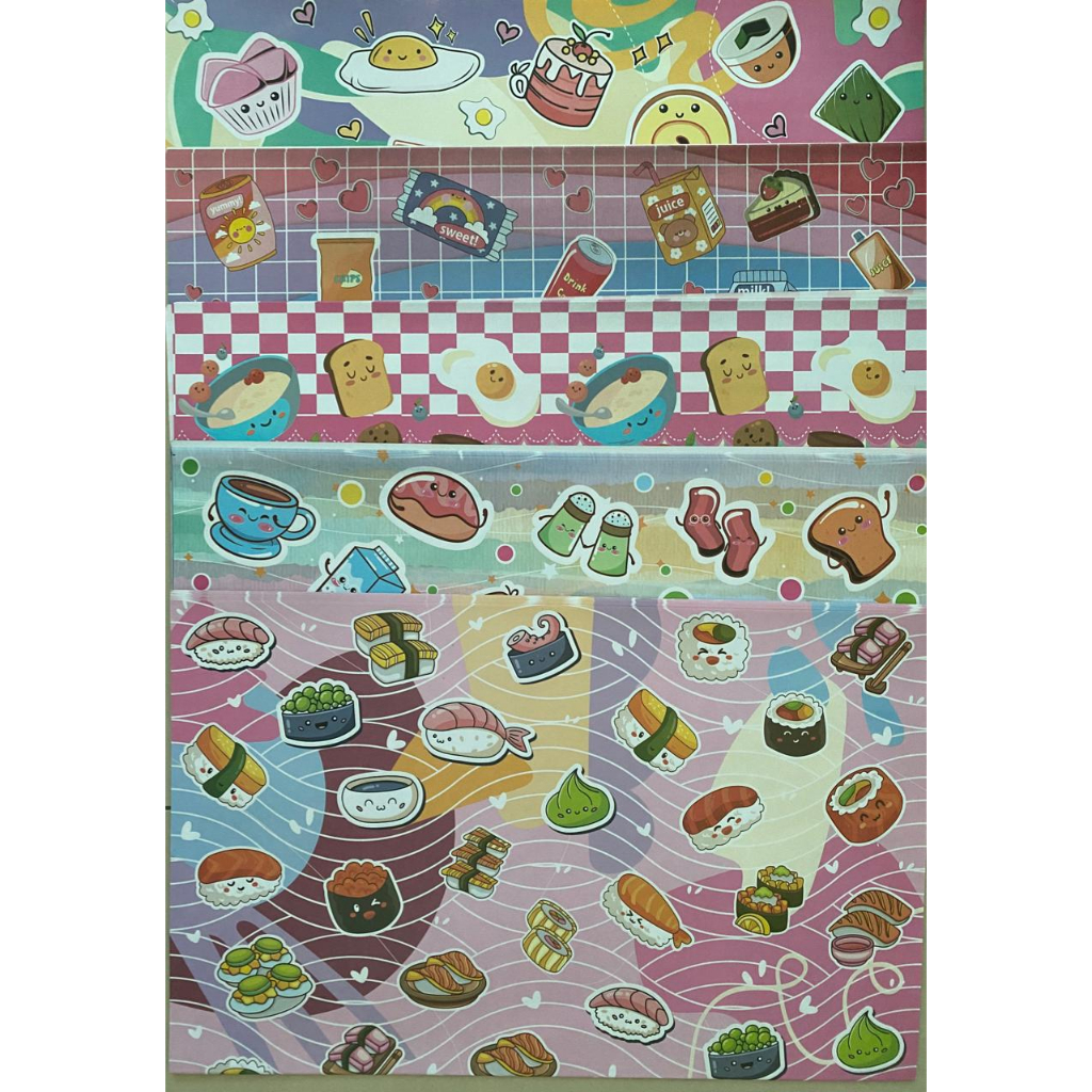 

Kertas kado motif lucu isi 5 lembar