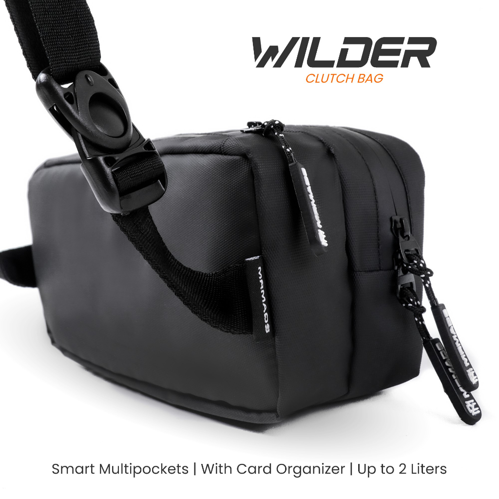 Mr Mads - Wilder Sling Bag Tas Selempang Pria Waistbag Pria crossbody &amp; shoulder bags