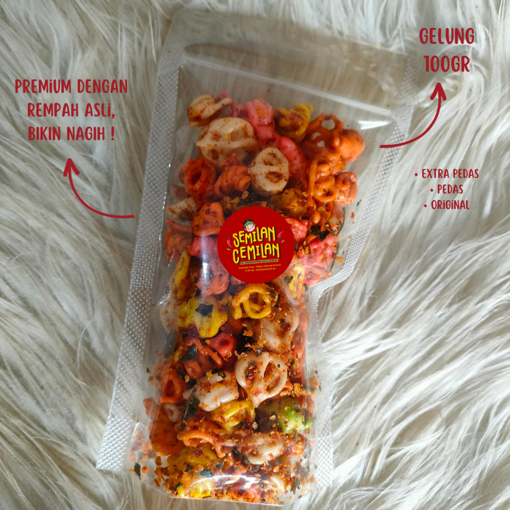 

KERPUK GELUNG MINI 100GR | Semilan Cemilan