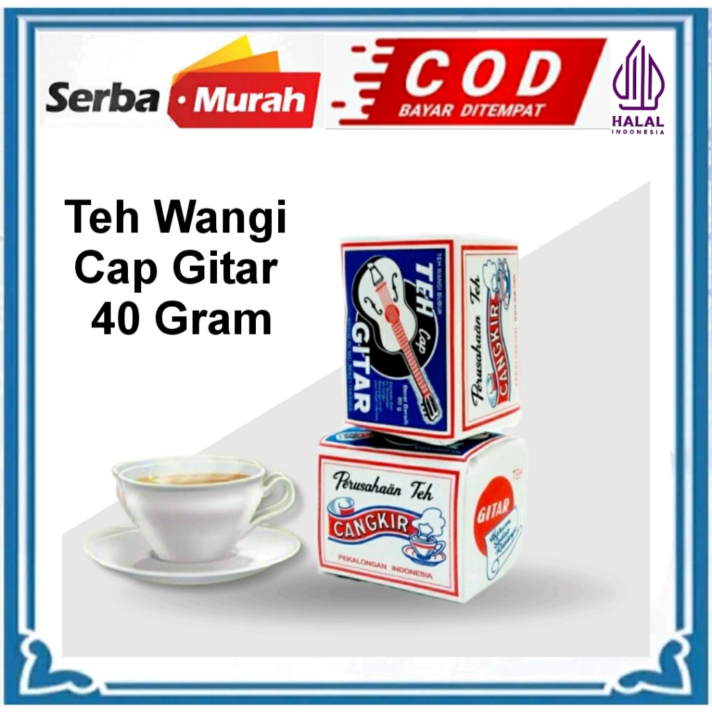 

TEH WANGI CAP GITAR 40GRAM CANGKIR