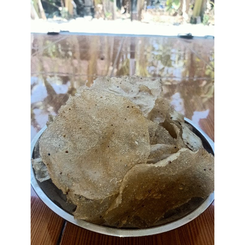 

krupuk gendar / kerupuk puli siap goreng