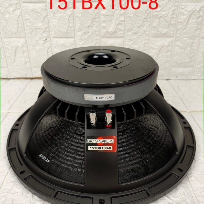 Komponen Speaker B&C 15TBX100 Komponen Low Sub Ukuran 15 Inci Spesifikasi : - Nominal Basket Diamete