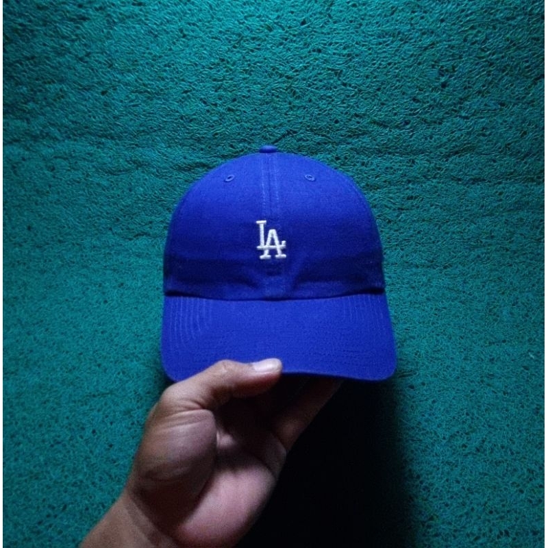 topi MLB LA biru casual by 47