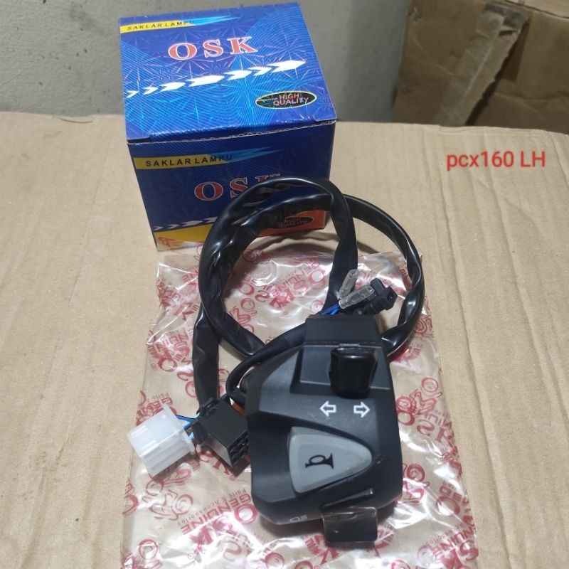 saklar kiri holder kiri PCX 160 switch assy holder