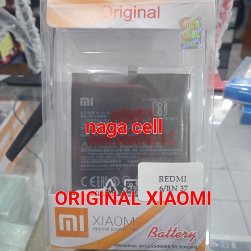 battery batre baterai Xiaomi Redmi 6 Redmi 6A BN37 ORII ASLII