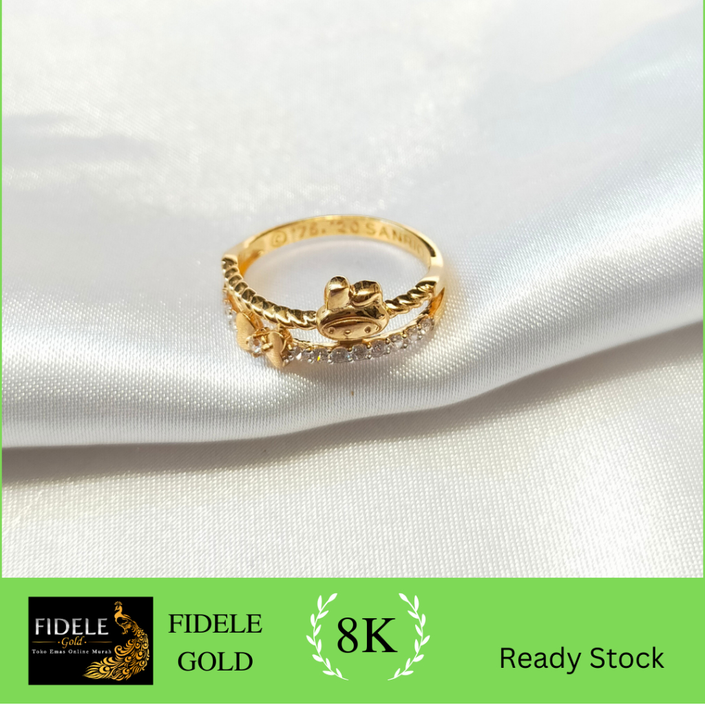 Cincin anak remaja Melody Ubs Cantik Cincin Emas Muda 375
