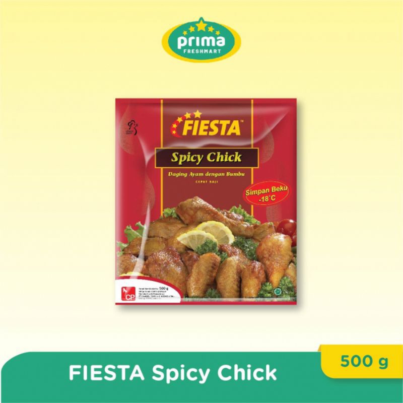 

FIESTA SPICY CHICK 500gram/FROZEN Food /makanan instant