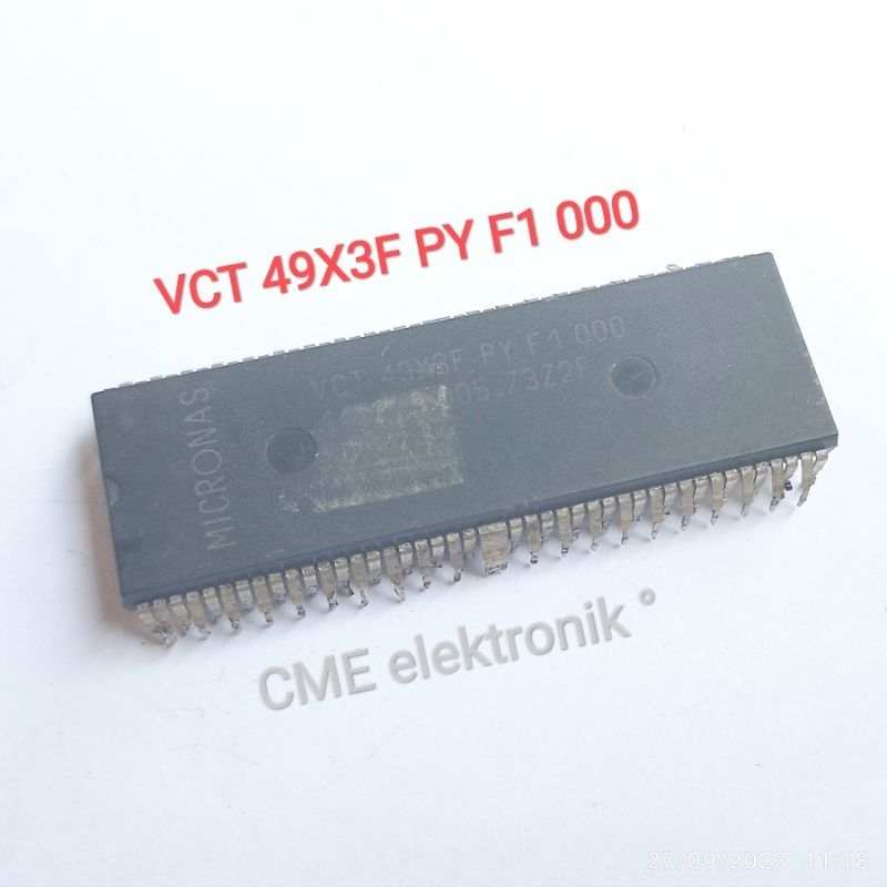 IC CABUTAN VCT 49X3F PY F1 000 IC MICOM PROGRAM TV COPOTAN ORI ORIGINAL