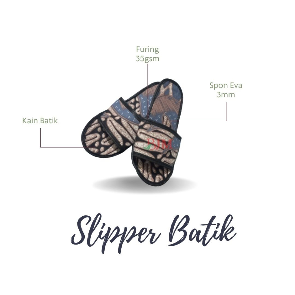 Sandal hotel sendal Souvenir Slipper Sendal Dalam Rumah Motif full Batik Viral Murah Langsung Pabrik