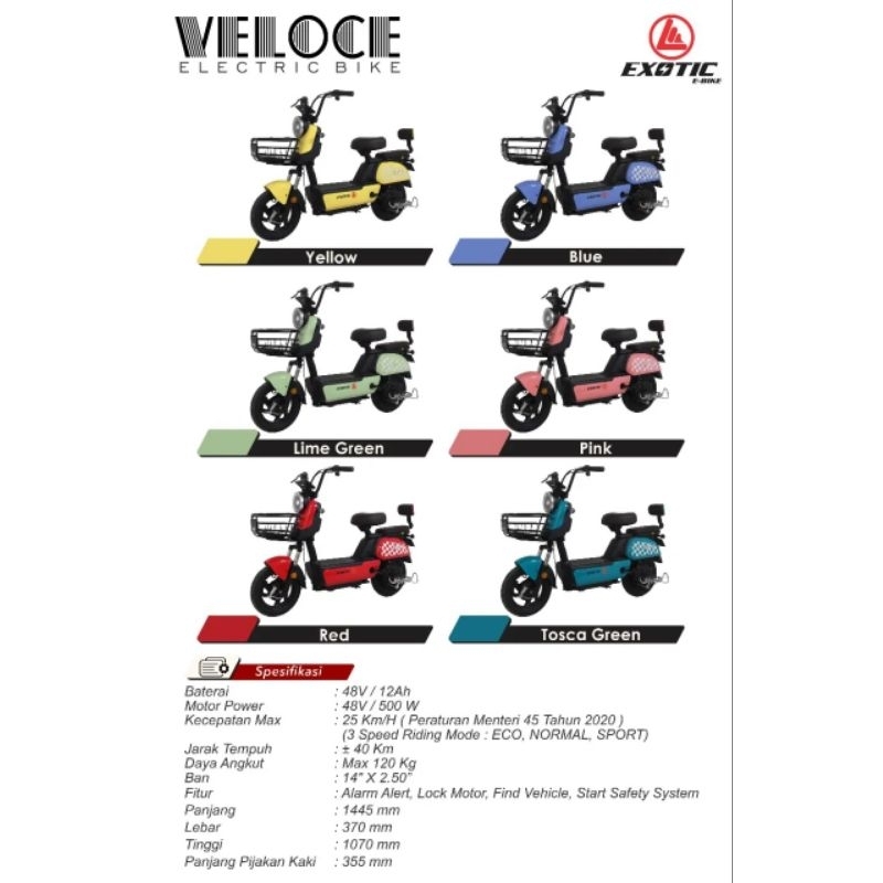 Sepeda Listrik Veloce