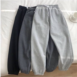 CELANA JOGGER NATURAL BASIC PANTS WANITA SPORTY - CELANA PANJANG WANITA SWEATPANTS