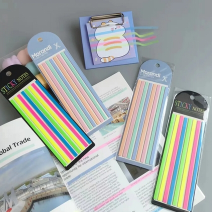 

Sticky Highlighter Aestetik Stationery Stiker Bookmark Transparan Penanda Buku