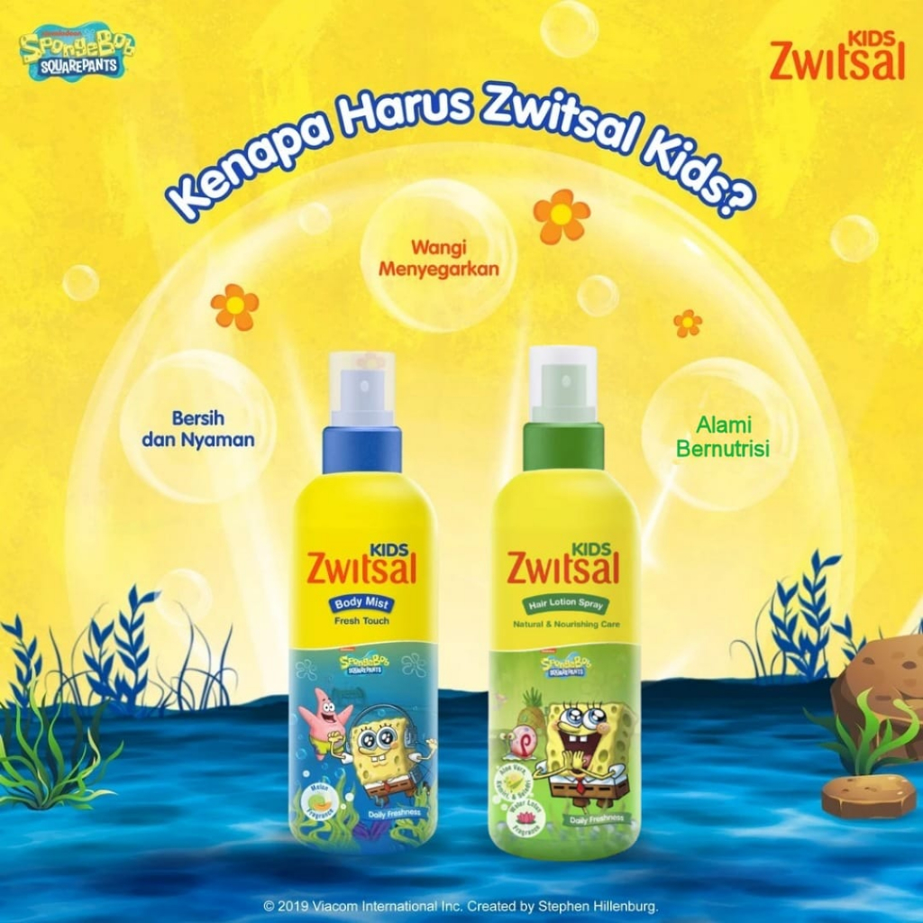 Zwitsal Kids Body Mist Fresh Touch Hair Lotion Spray Natural Nourishing Care Parfum Zwitsal Bayi