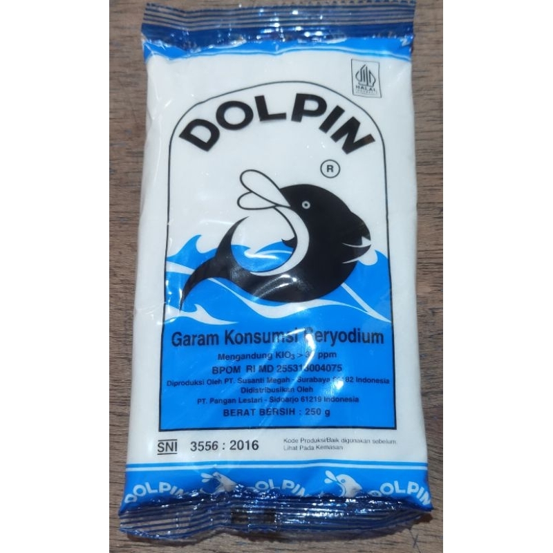 

garam meja dolpin beryodium 250 gr