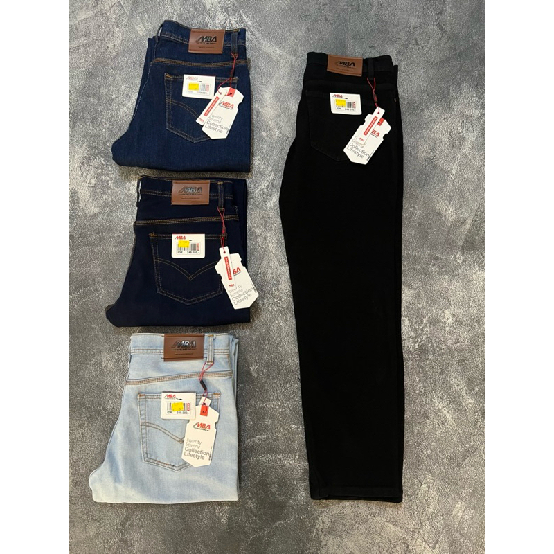 Celana JEANS cowok standar REGULER // non strech (TIDAK MELAR)