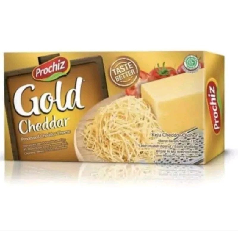 

Prochiz Keju Cheddar Gold 160gr