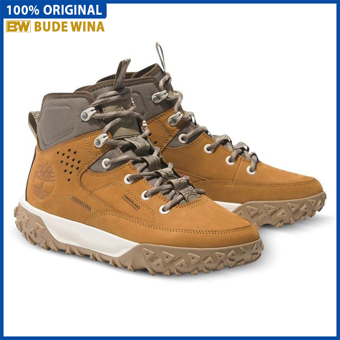 SEPATU SNEAKER BOOT PRIA TIMBERLAND ORIGINAL LEATHER SNEAKERS BOOTS TERBARU TM94