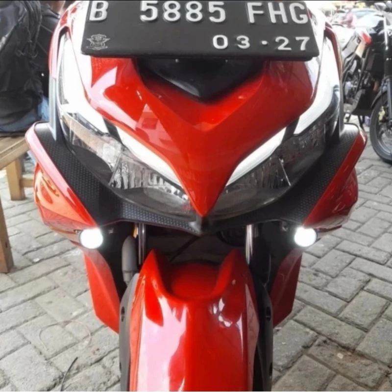 Bracket lampu tembak aerox connected lampu D2laser