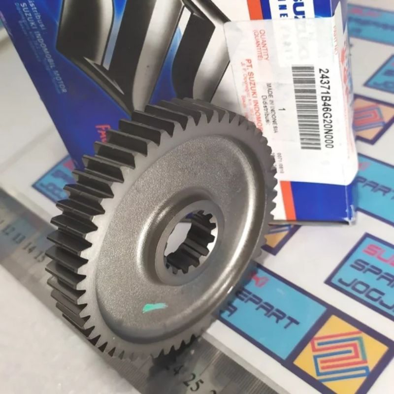 Suzuki Parts 24371B46G20N000 Gear Output Shaft Gardan / Gearbox Suzuki Skywave 125 Ori