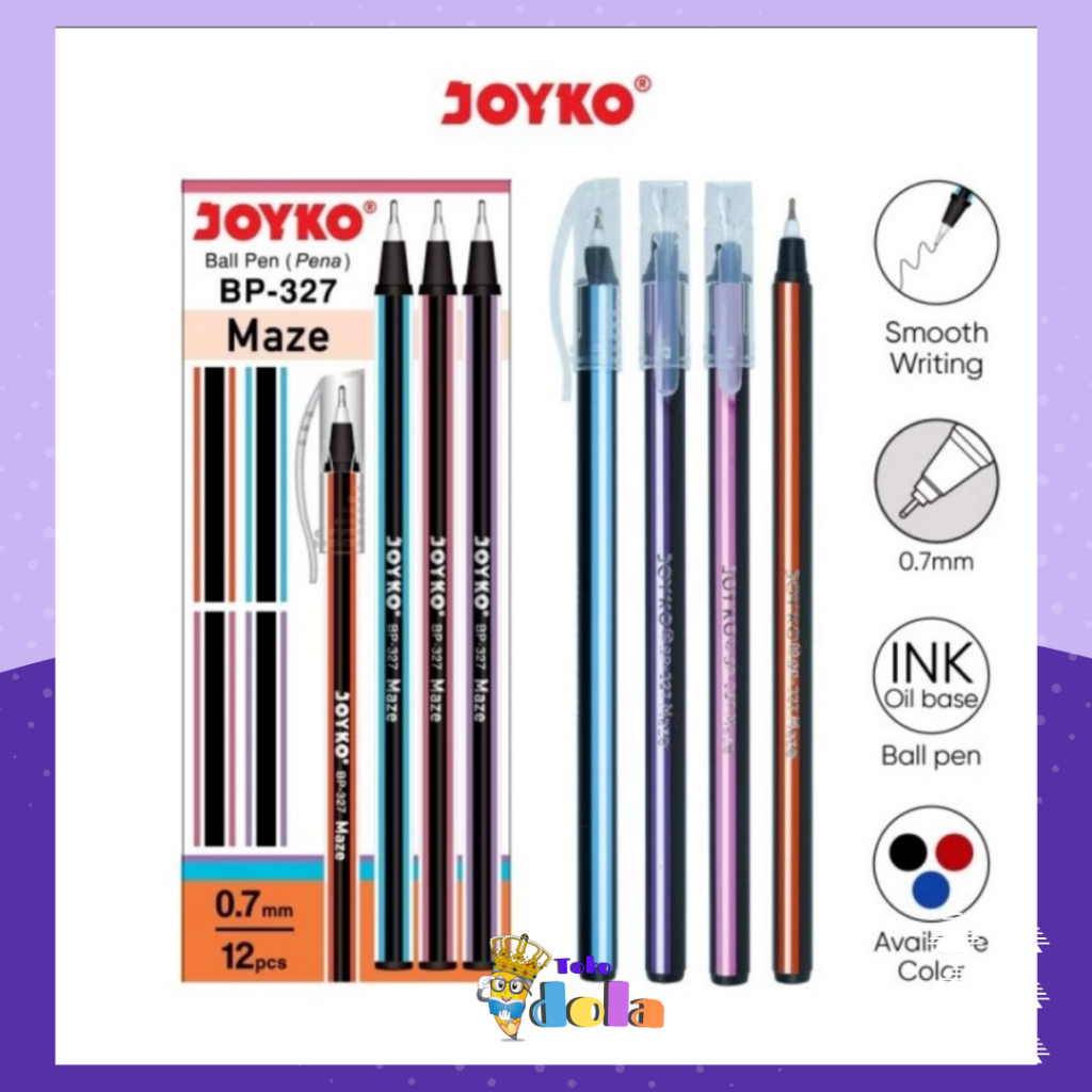 

Pulpen Joyko BP-327 Maze 0.7 mm