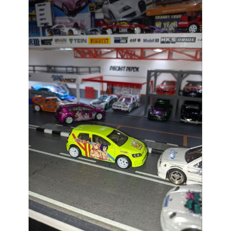hot wheels loose custom vw golf mk7