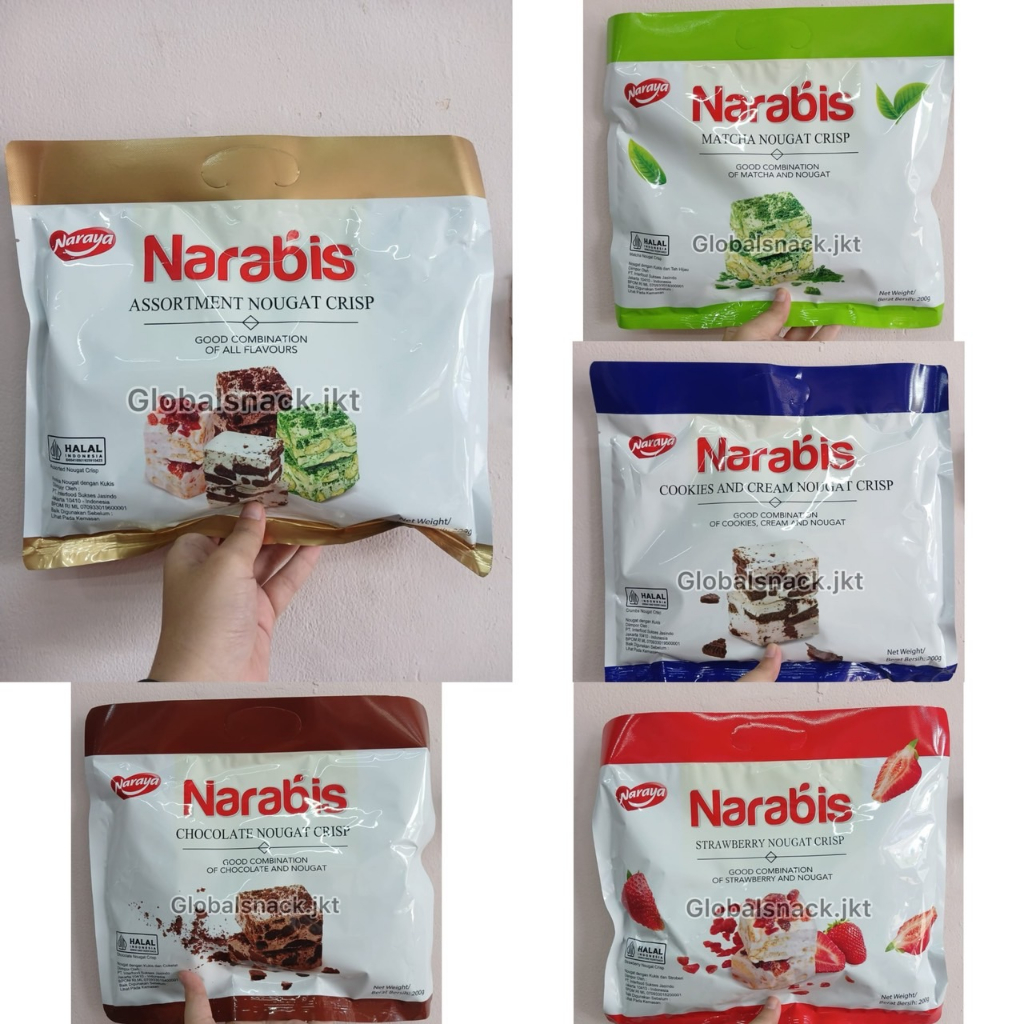 

[BIG] NARAYA NARABIS NOUGAT CRISP CHOCOLATE / STRAWBERRY / COOKIES AND CREAM / MATCHA / ASSORTMENT