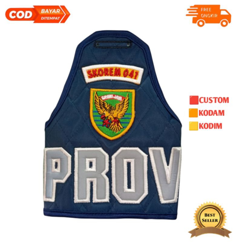 Ban Lengan Provos TNI - Ban Lengan Bordir Prekat - Ban Lengan Custom