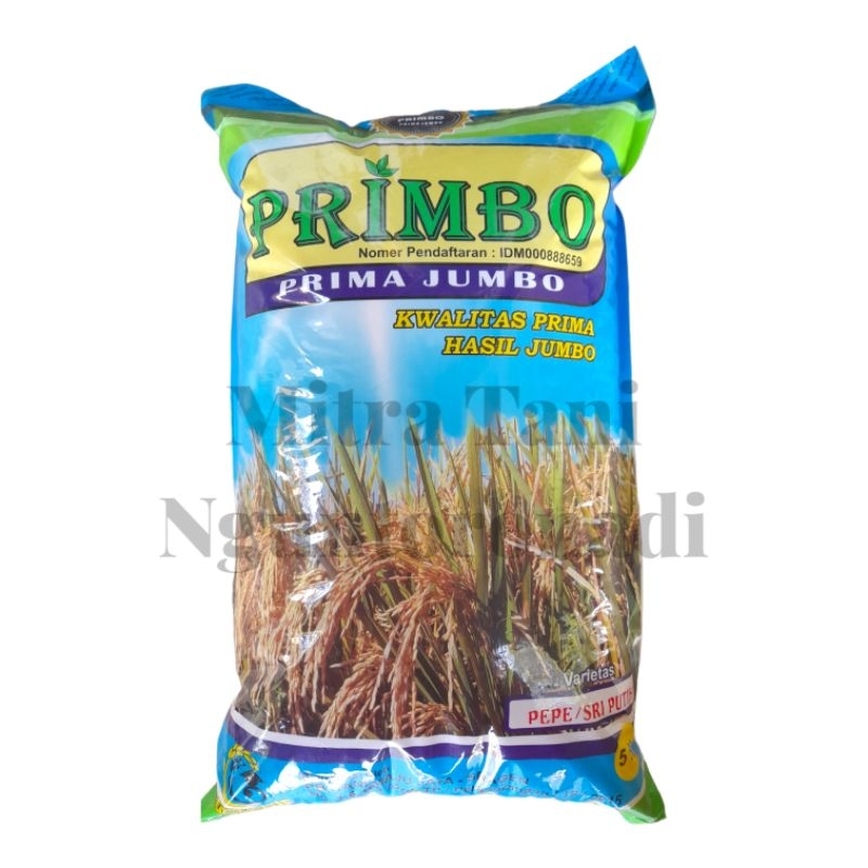 Benih Padi Pepe/Sri Putih Primbo 5Kg