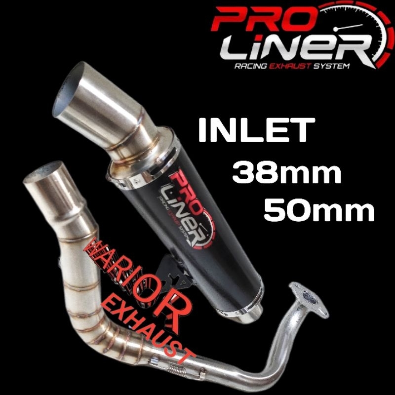 knalpot samlong proliner hitam glosy vario/knalpot racing samlong proliner/knalpot samlong/knalpot t