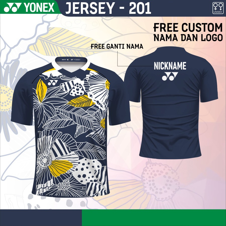 Jersey badminton the minions kaos yonex baju bulutangkis