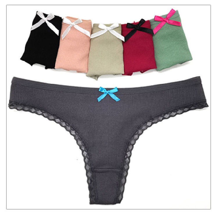 CELANA DALAM WANITA | CD THONG | PREMIUM BAHAN 95% KATUN GARIS LEMBUT 87448