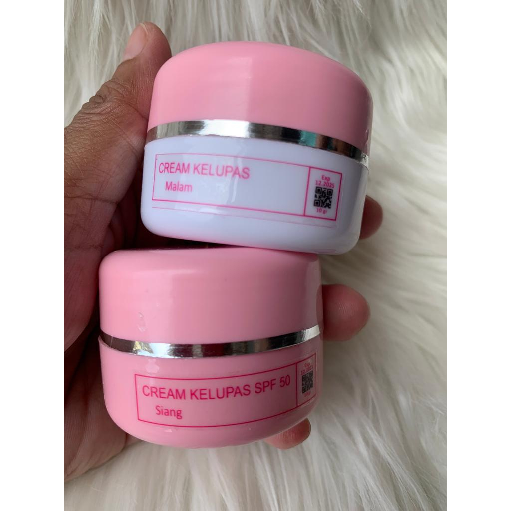 COD PAKET CREAM KELUPAS PERONTOK FLEK 2IN1/ KHUSUS FLEK TEBAL/ MELASMA/ FLEK MEMBANDEL