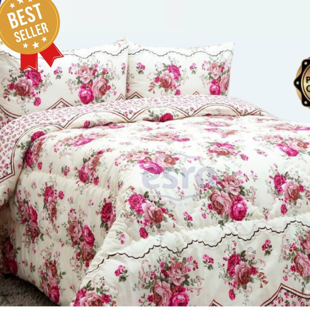 Sprei Set Homemode LIVE [ MOTIF ROSEBELL ] Anak Cowok Kamar Junior Laki Laki Perempuan Katun Lokal B