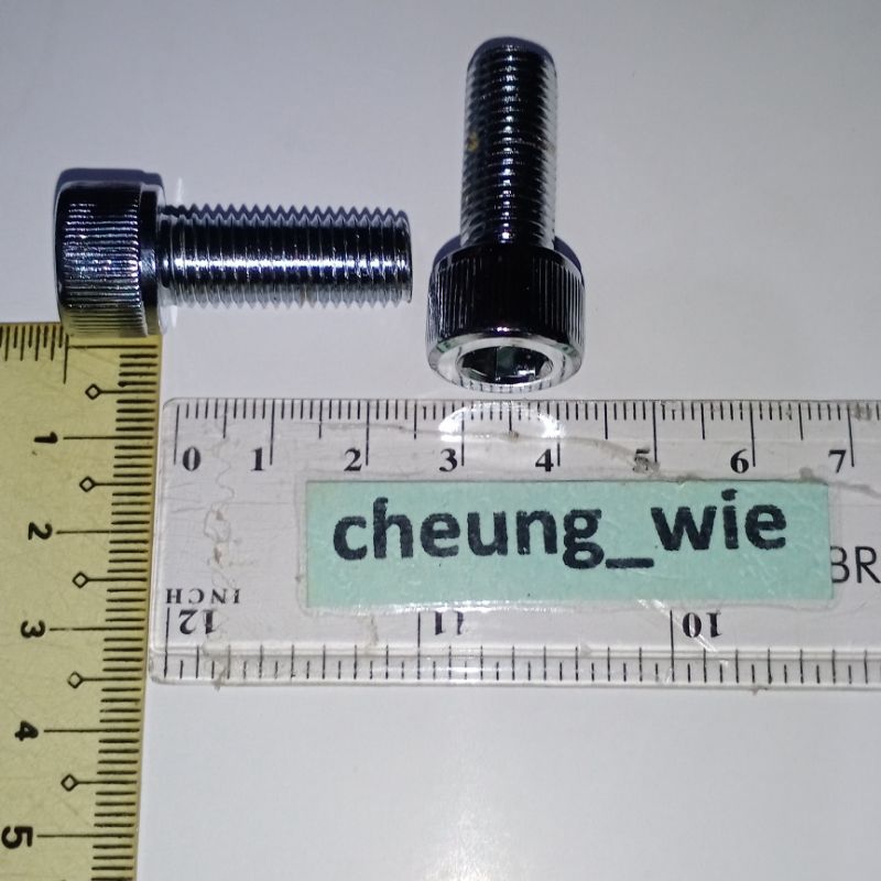 baut kunci L 14 25mm chrome