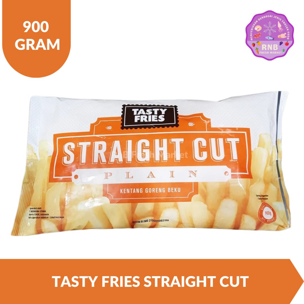 

Tasty Fries Straight Cut 900 Gram