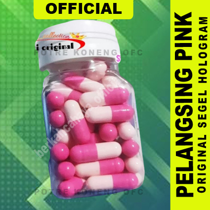 Pelangsing PINK ORIGINAL segel Hologram