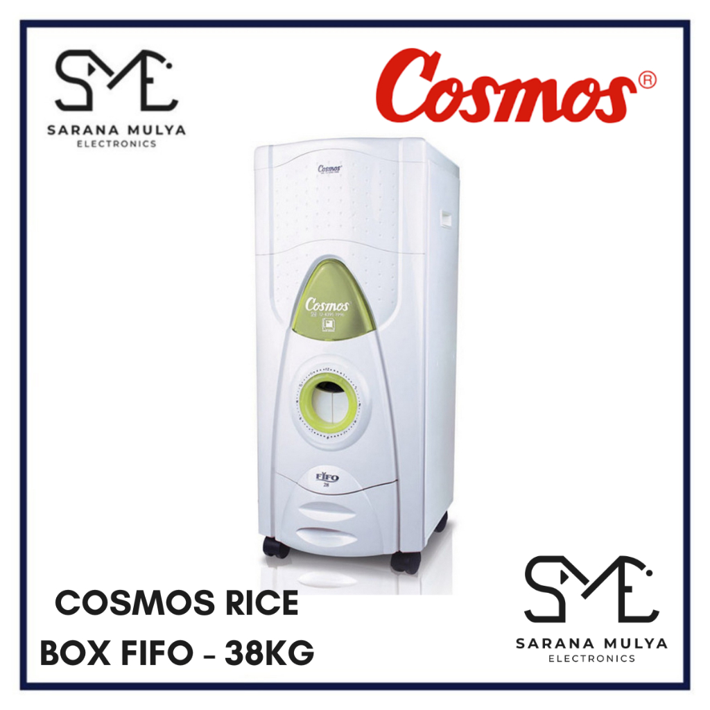 COSMOS RICE BOX FIFO - 38KG - TEMPAT PENYIMPANAN BERAS 38KG