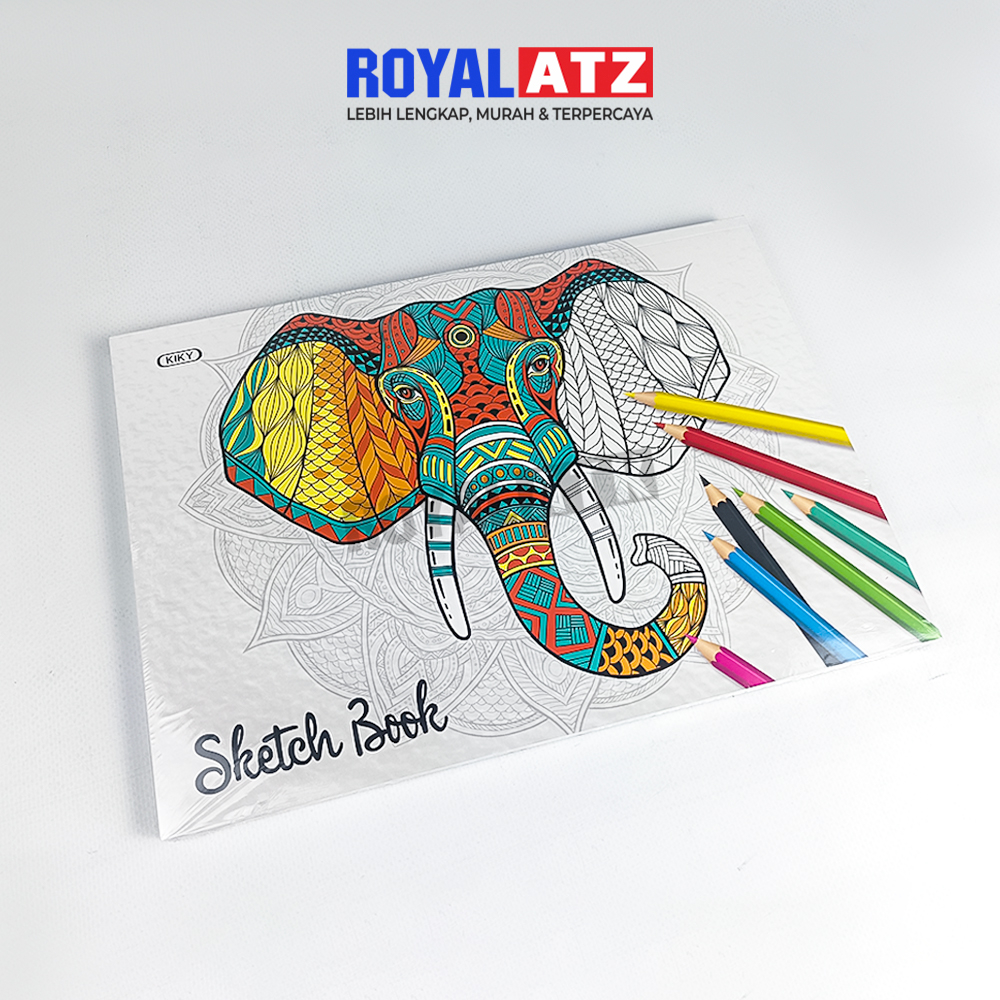 

Sketchbook A4 Kiky 50 Lembar / Buku Sketsa Kiky / Drawing Book Kiky