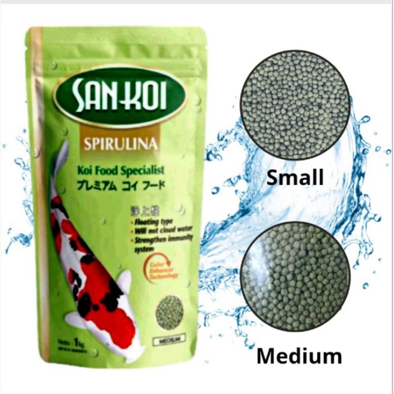 Makanan Ikan Koi SAN KOI SPIRULINA 1KG