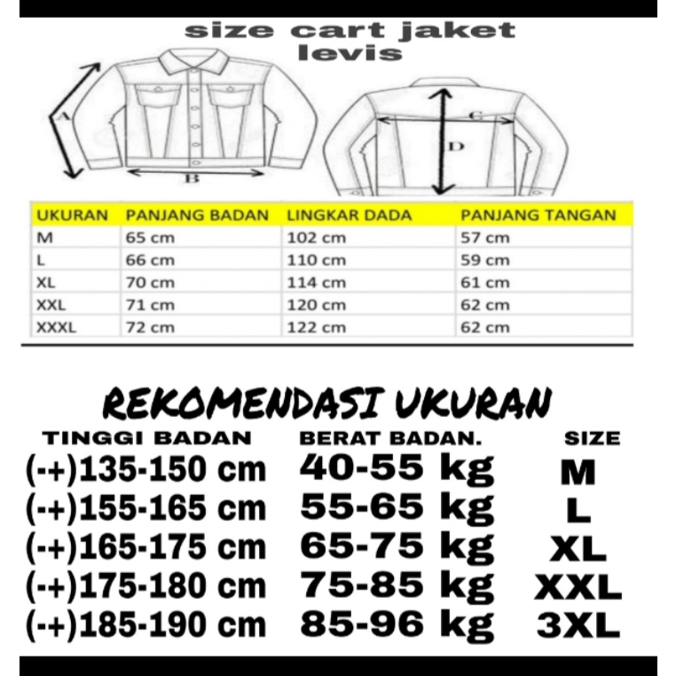 murah jaket jeans jaket denim pria original import over size m - 3xl