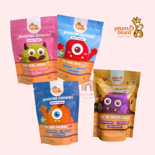 

PLUM&BLUM BABY BOOSTER COOKIES 120G BUTTER CHEESE/BEEF CHEESE COOKIES SEHAT MPASI