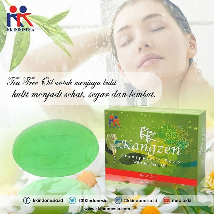 Kangzen Tea Tree Oil TTO Sensitive Skin sabun jerawat cuci muka 3