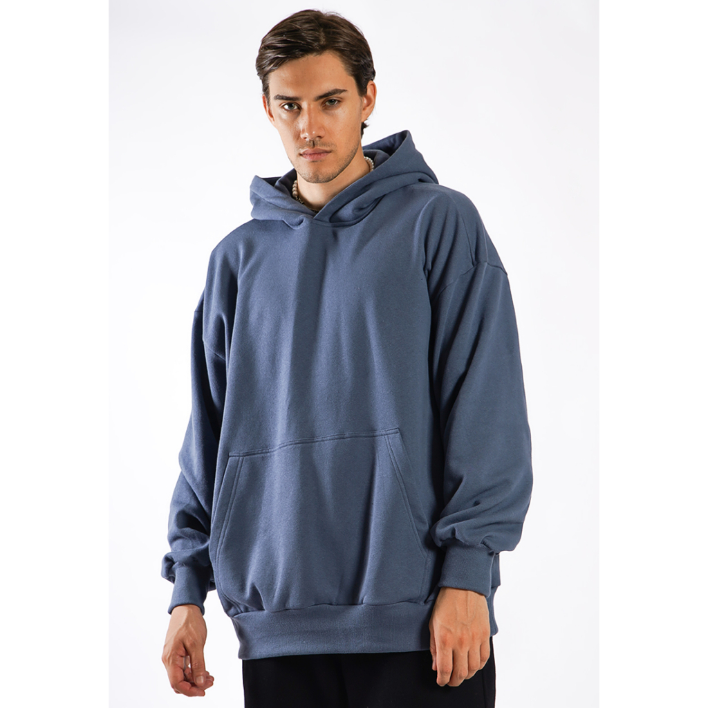 OCWA OVERSIZED JORDAN HOODIE ASPHALT GREY