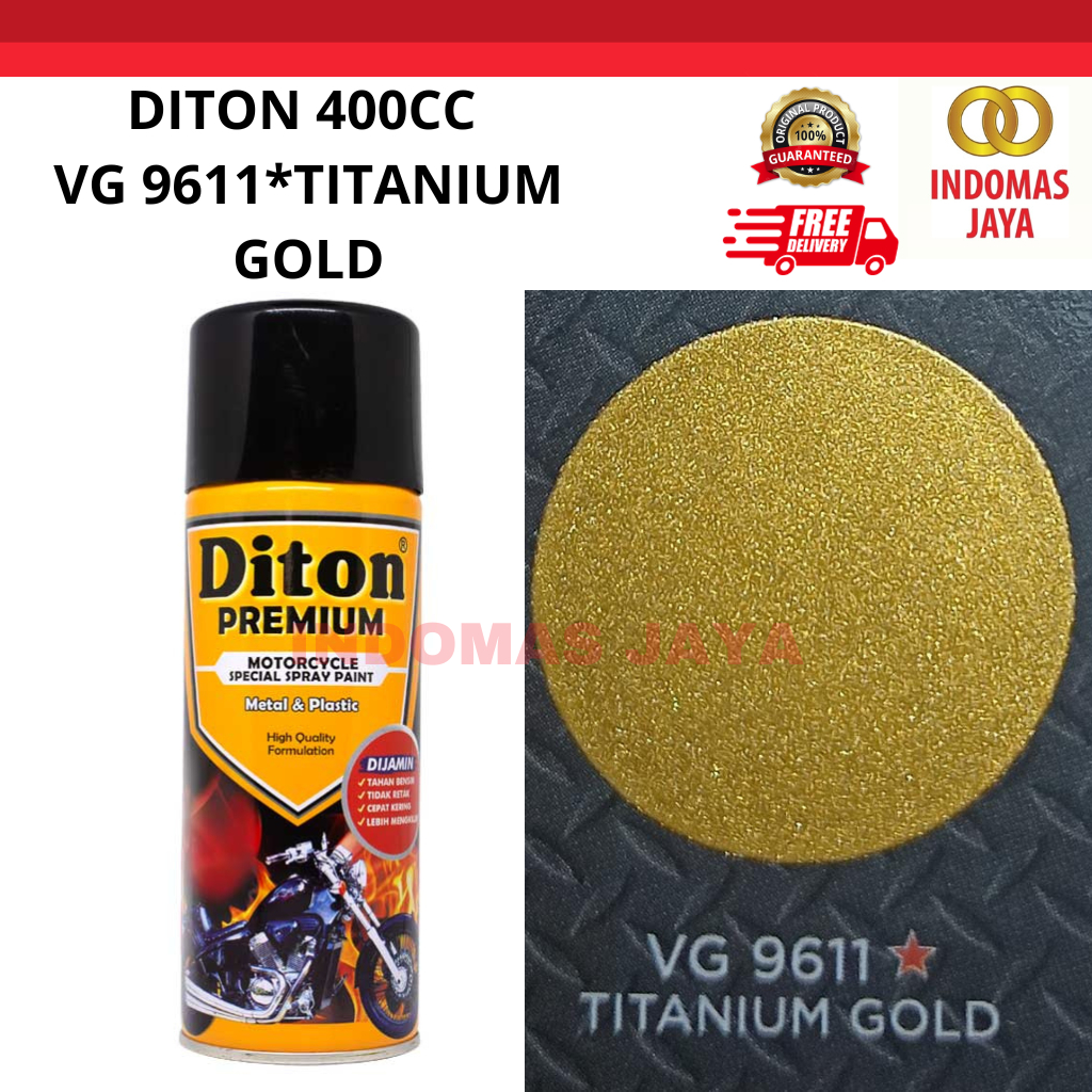 Diton PREMIUM 9611* Titanium Gold Cat Semprot