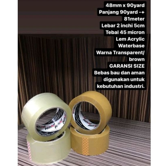 

Lakban Nihon / perekat 48x90yard