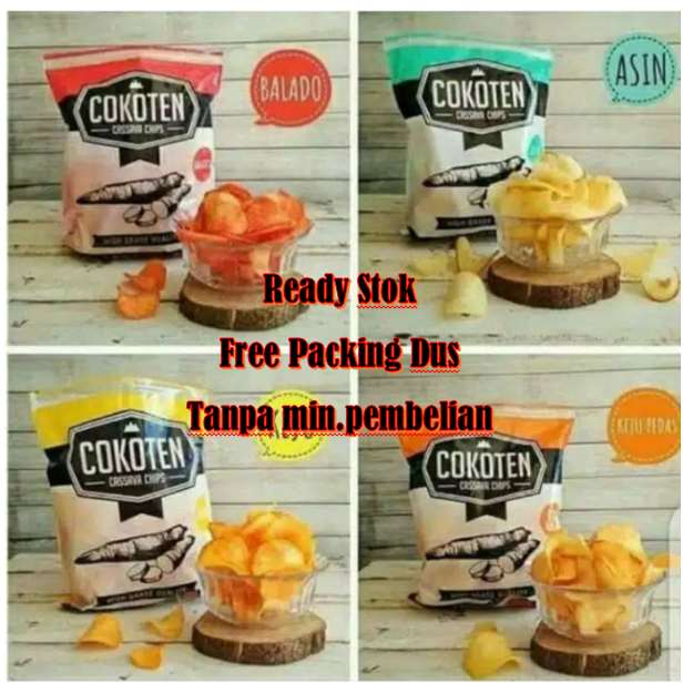 

[TERLARIS&TERMURAH] KERIPIK SINGKONG COKOTEN VARIAN LENGKAP