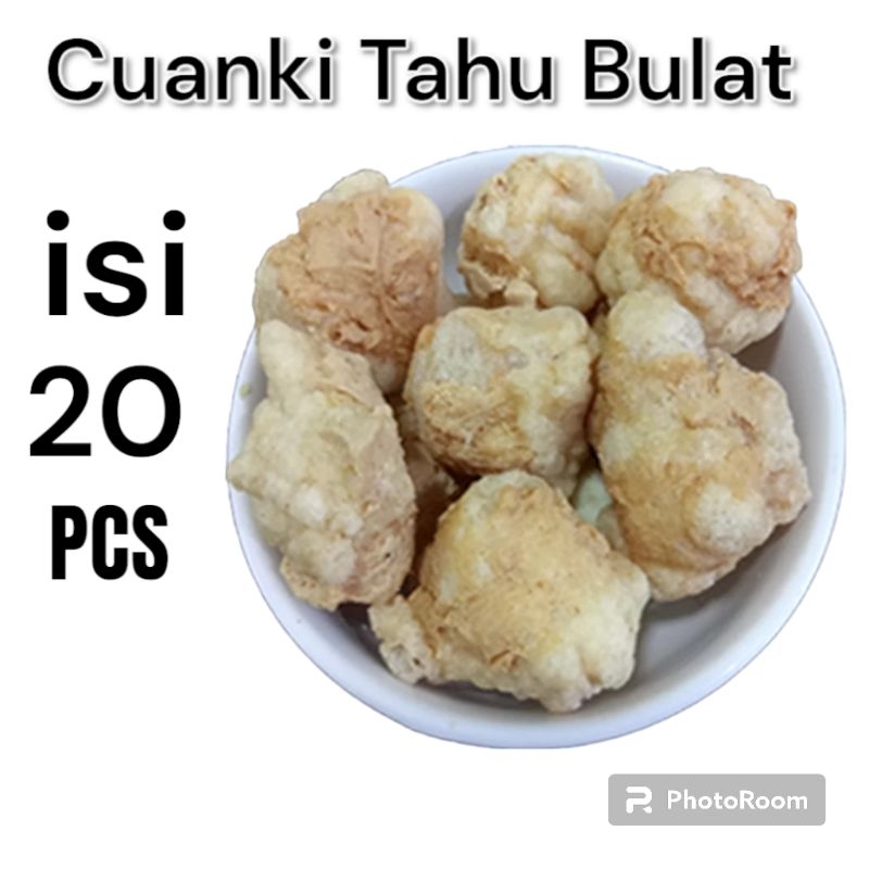 

Cuanki Tahu Bulat isi 20 pcs Toping Baso Aci/Topingseblak