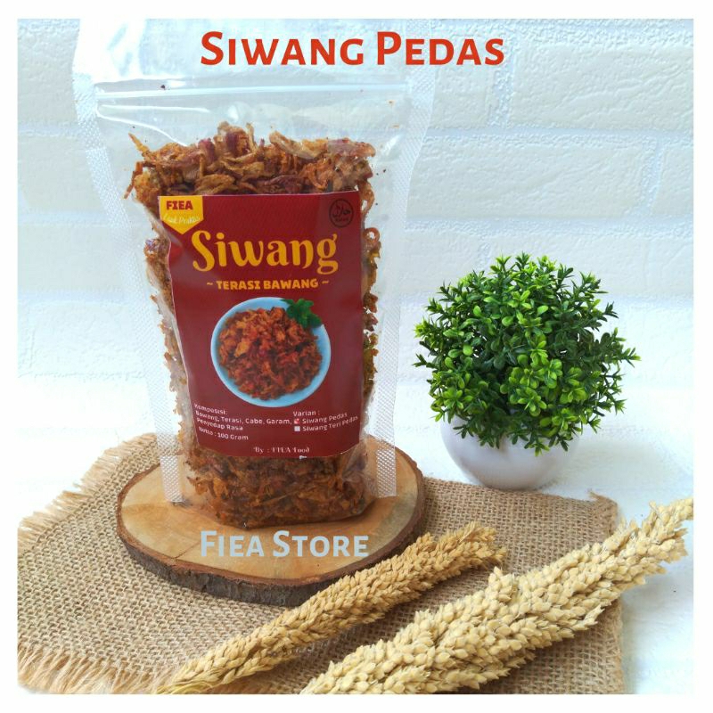 

Piscoklegit_ Siwang Pedas Siwang Teri Pedas 100 Gram Uyah Prutuk / Terasi Bawang Sedap Mantap 100