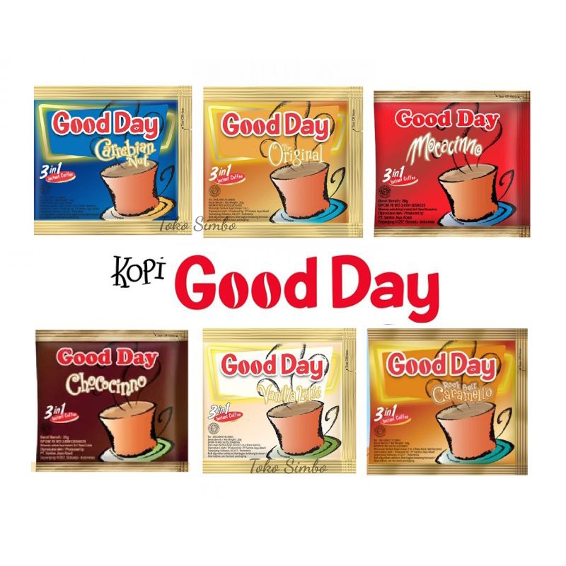 

Good Day Kopi goodday bubuk renceng isi 10 sachet