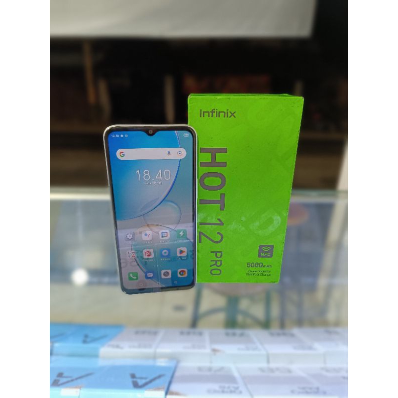 Infinix Hot 12 Pro NFC 8+5/128 Second Mulus Normal Garansi Resmi